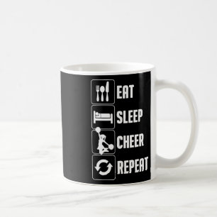 Funny Cheerleading Art For Teen Girl Women Cheerle Coffee Mug