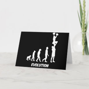 Funny cheerleading card