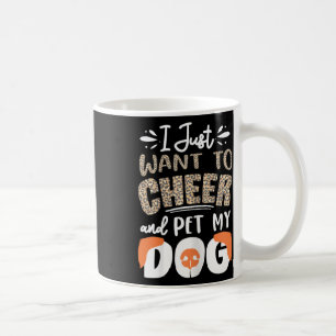 Funny Cheerleading Daughter Leopard Cheetah Print Coffee Mug