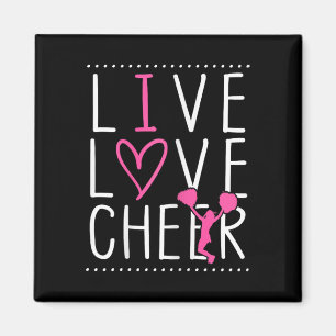 Funny Cheerleading Girls Women Cheer Mum Cheerlead Magnet