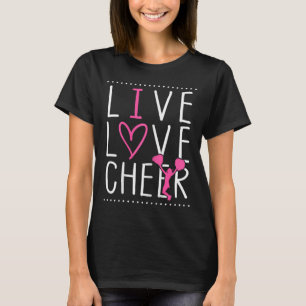 Funny Cheerleading Girls Women Cheer Mum Cheerlead T-Shirt