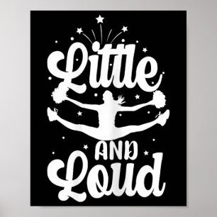 Funny Cheerleading Graphic For Cheer Girl Cheerlea Poster