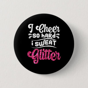Funny Cheerleading Graphic For Cheer Girls Cheerle 6 Cm Round Badge