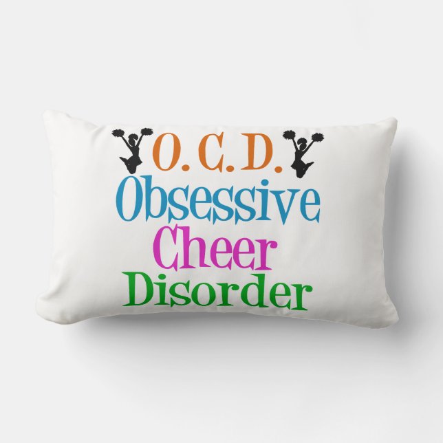 Funny Cheerleading Lumbar Cushion (Front)