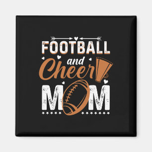 Funny Cheerleading Mum Footll And Cheer Mum _2  Magnet