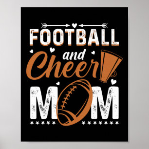 Funny Cheerleading Mum Footll And Cheer Mum _2 Poster