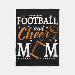Funny Cheerleading Mum Footll And Cheer Mum  Fleece Blanket