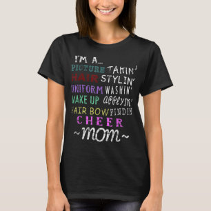 Funny Cheerleading Mum For Cheer Moms T-Shirt