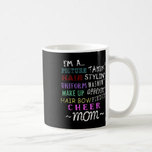 Funny Cheerleading Mum Shirts For Cheer Moms Coffee Mug