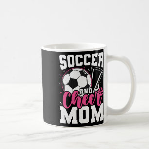 Funny Cheerleading Mum Soccer And Cheer Mum _1 Coffee Mug