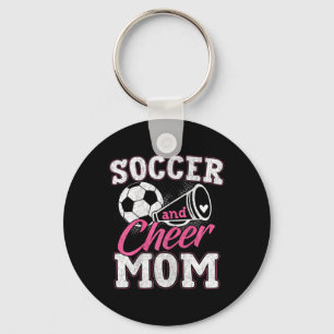 Funny Cheerleading Mum Soccer And Cheer Mum Key Ring