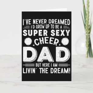 Funny Cheerleading Shirt Cheer Dad Pride Fathers D Card