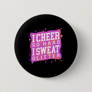 Funny Cheerleading Tie Tie Dye Cheer Girls Cheer M 6 Cm Round Badge