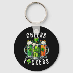 Funny Cheers Ers St Patricks Day Irish Drinking Key Ring
