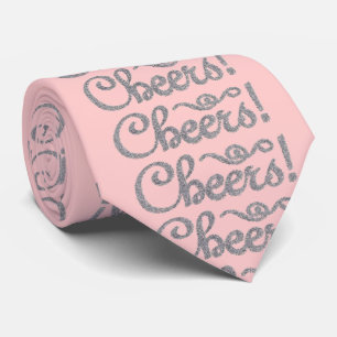 Funny Cheers To Beers Beers To Cheers Holiday Tie