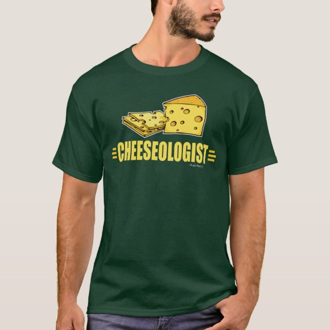 Funny Cheese CHEESEOLOGIST T-Shirt (Front)
