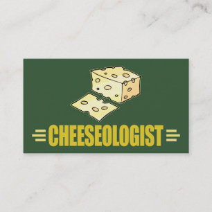 Funny Cheese CHEESEOLOGIST Wisconsin Business Card