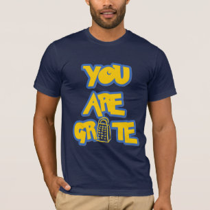 Funny Cheese Grater Pun Shirt You Are Grate Tee