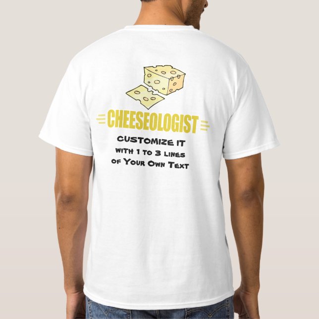 Funny Cheese T-Shirt (Back)