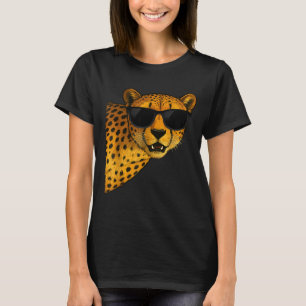 Funny Cheetah Art For Men Women Kids Animal Safari T-Shirt
