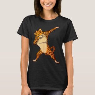 Funny Cheetah Dance For Kids Boys Girls Dabbing Ch T-Shirt