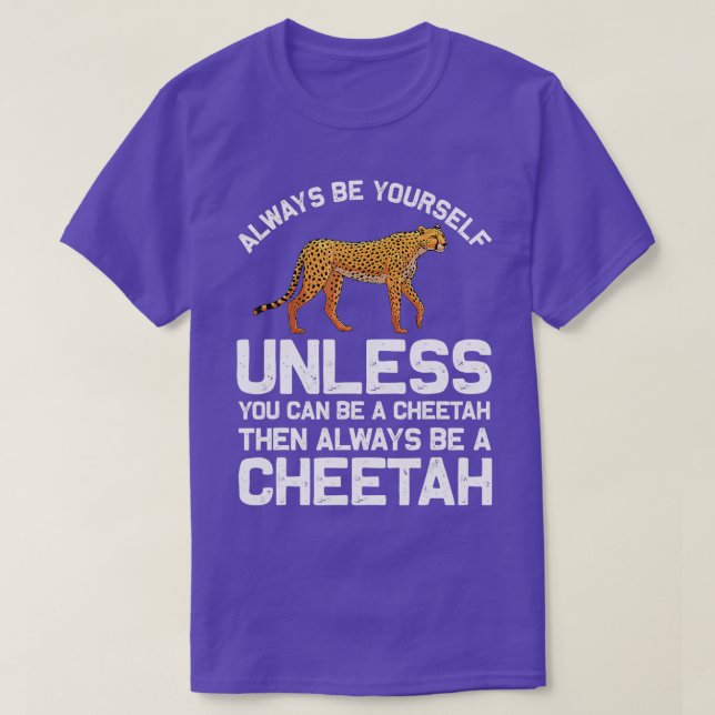 Funny Cheetah Design For Boys Girls Safari Wildlif T-Shirt (Design Front)