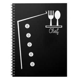 Funny Chef Costume Butcher Cuisine Cooking Notebook