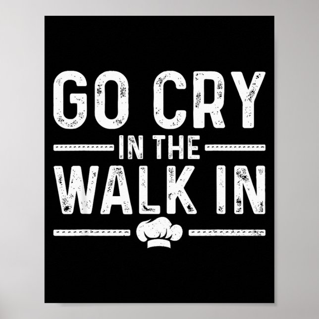 Funny Chef Design For Men Women Cooking Cook Culin Poster (Front)