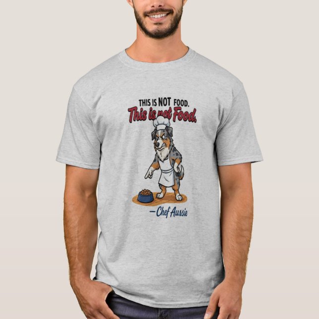 Funny Chef Dog T-Shirt (Front)