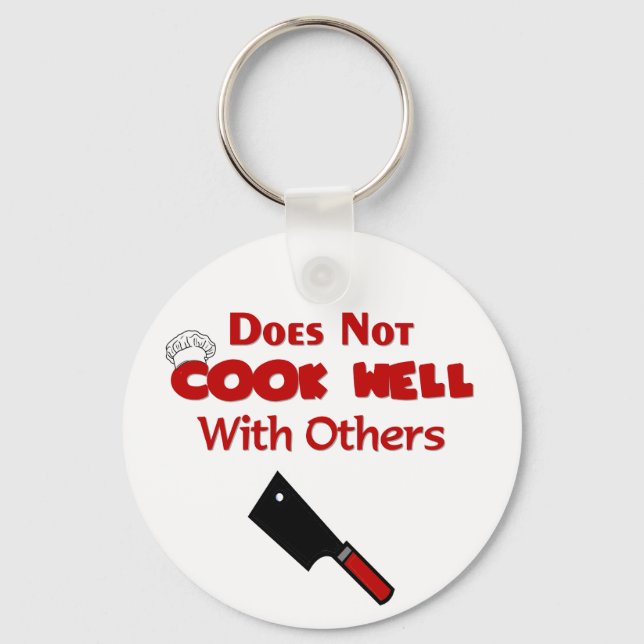 Funny Chef Gifts Key Ring (Front)