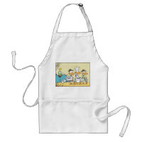 Funny Chef Humor Cartoon Apron