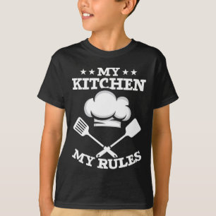 Funny Chef Kitchen Rules Cooking Humour T-Shirt