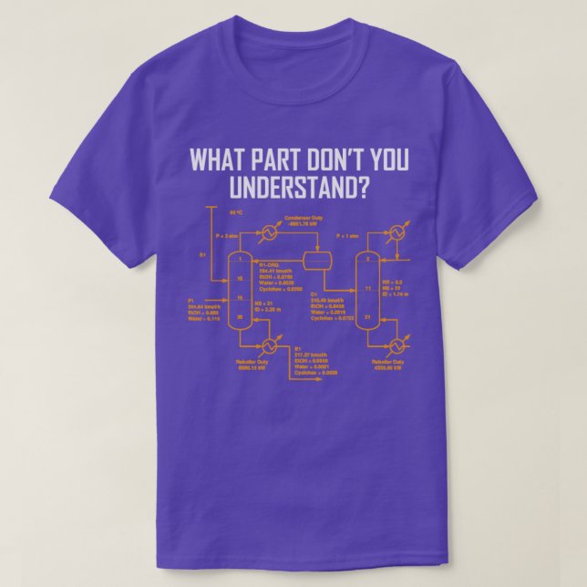 Funny Chemical Engineer  Chemical Engineering  T-Shirt (Design Front)