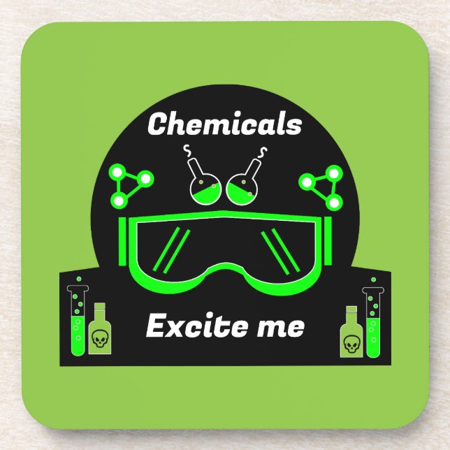 Funny Chemical Engineer Gifts Coaster (Front)