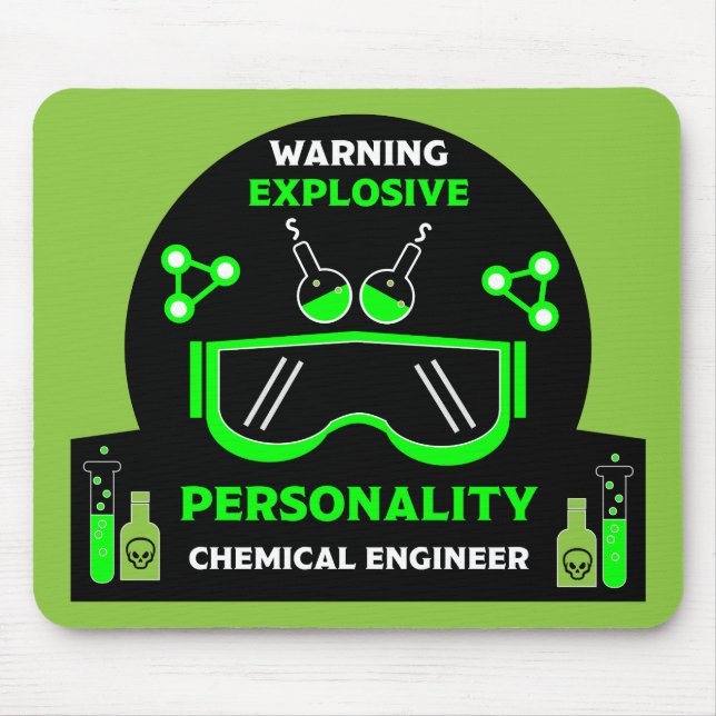 Funny Chemical Engineer Gifts Mouse Pad (Front)