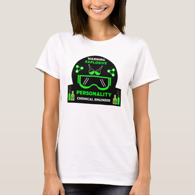 Funny Chemical Engineer Gifts T-Shirt (Front)