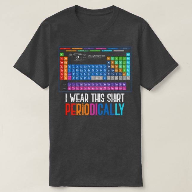 Funny Chemist Gift Idea Science Chemistry T-Shirt (Design Front)