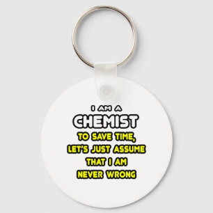 Funny Chemist T-Shirts and Gifts Key Ring