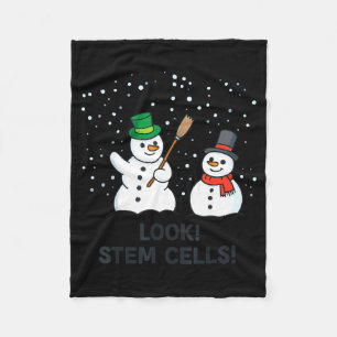 Funny Chemistry Christmas Science Teacher Look Ste Fleece Blanket