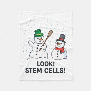 Funny Chemistry Christmas Science Teacher Look Ste Fleece Blanket