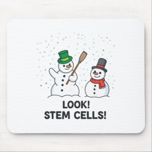 Funny Chemistry Christmas Science Teacher Look Ste Mouse Pad