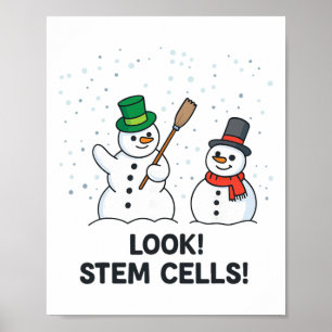 Funny Chemistry Christmas Science Teacher Look Ste Poster