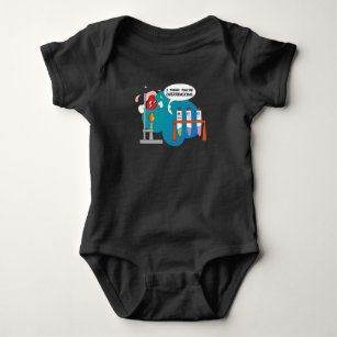 Funny Chemistry Comic Chemical Reaction Baby Bodysuit