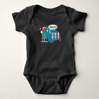 Funny Chemistry Comic Chemical Reaction Baby Bodysuit