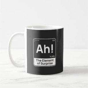 Funny Chemistry Design – Element of Surprise “Ah” Coffee Mug