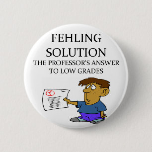 funny chemistry joke 6 cm round badge