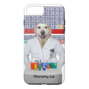 Funny Chemistry Lab/Dog iPhone 8 Plus/7 Plus Case