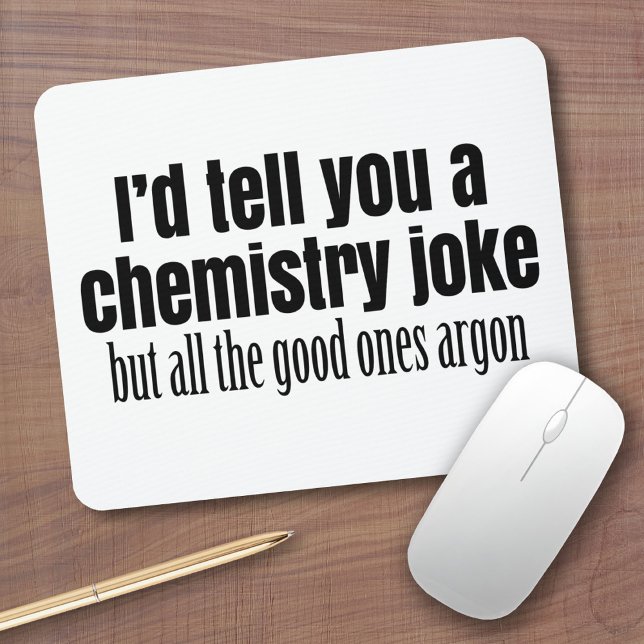 Funny Chemistry Meme for Teachers Students Mouse Pad (Teacher Mouse Pad)