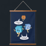 Funny Chemistry Periodic Table Elements Gag Hanging Tapestry<br><div class="desc">Funny Chemistry Periodic Table Elements Gag Hanging Tapestry that's perfect for your office,  home,  or the laboratory. Watch your coworkers laugh when they see it</div>
