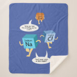 Funny Chemistry Periodic Table Science Sherpa Blanket<br><div class="desc">This amazing funny theme product would make a great addition to your collection. Perfect for people who love displaying their personality and passion for all to see</div>
